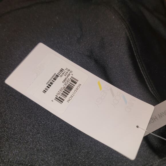 Z by Zella High Waist Stretch Shorts Workout XL (14/16) Juniors Black Bike GYM - Picture 3 of 4